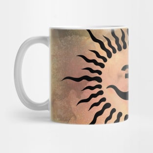 OM colorful rays Mug